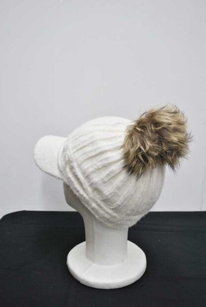 Gorra blanca pelo suave - Imagen 4