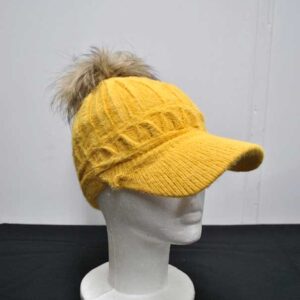 Gorra mostaza pelo suave