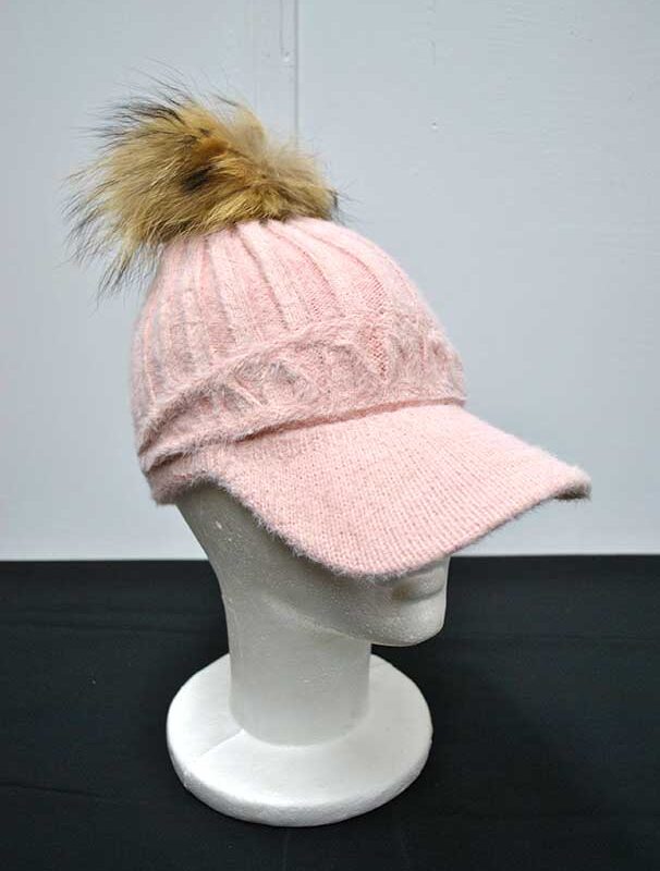 Gorra rosa pelo suave