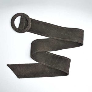 Cinturón de piel marrón