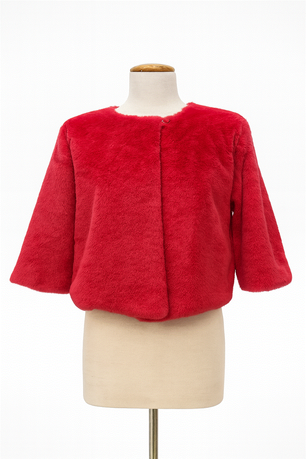 Estola roja o capa de pelo