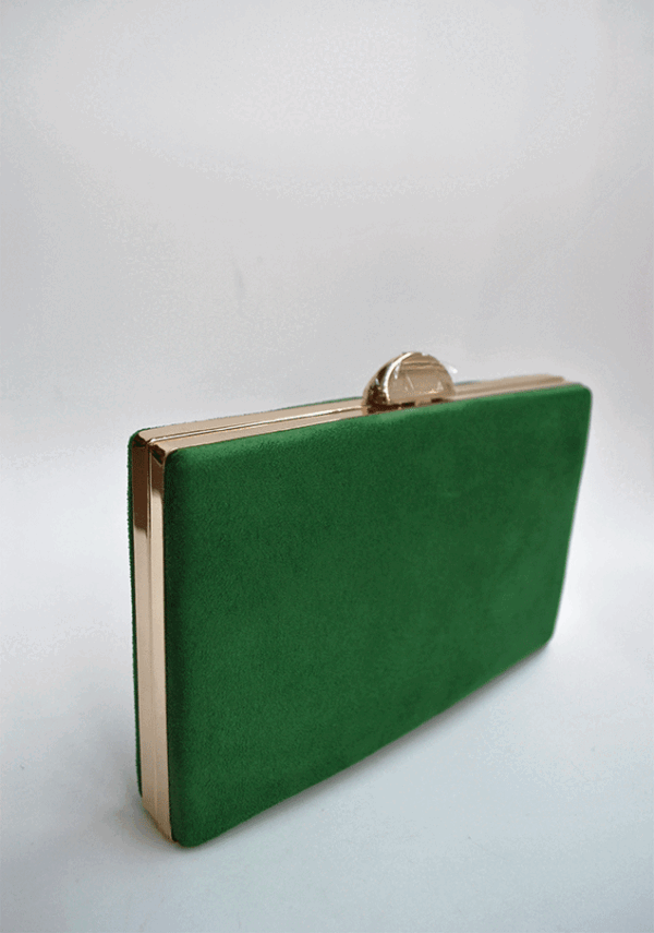 Bolso clutch verde hierba - Imagen 2