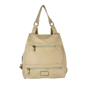 Bolso mochila beige