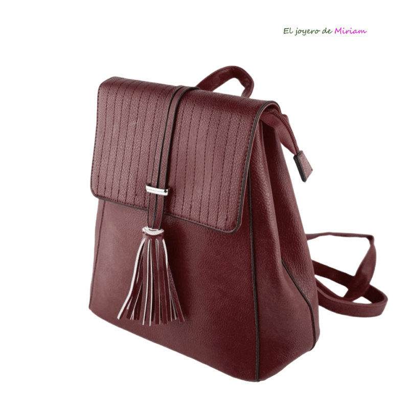 Mochila granate polipiel