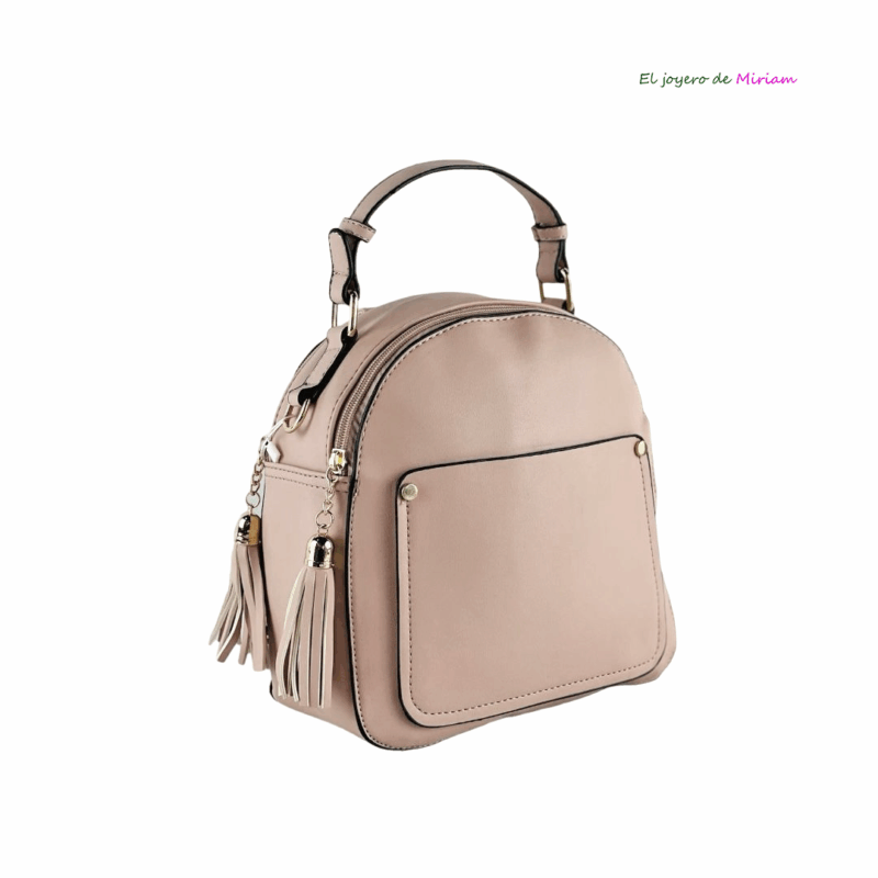 Mochila rosa polipiel
