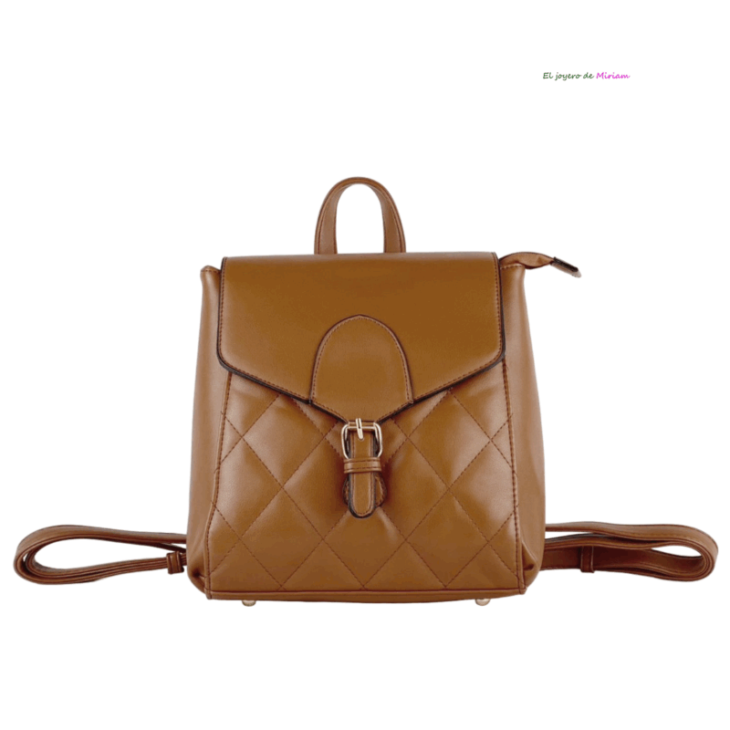 Mochila acolchada camel