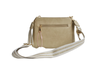 Bolso bandolera beige - Imagen 3
