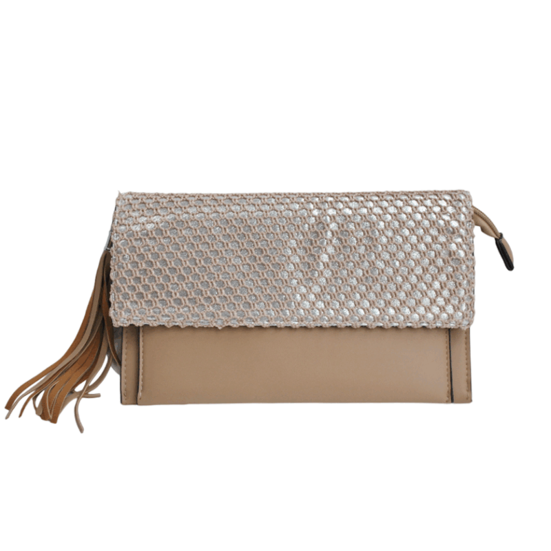 Cartera o bandolera beige