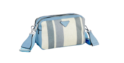 Bolso bandolera rayas azules - Imagen 2