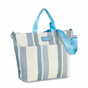 Bolso asas rayas azules