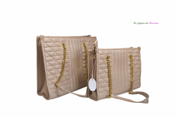 Pack bolsos marrones asas - Imagen 2