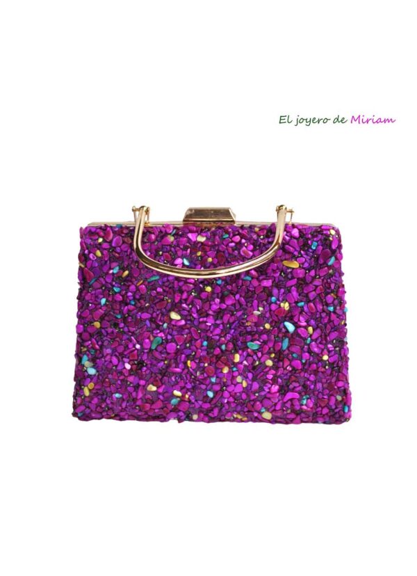 Bolsito clutch bugamvilla piedras