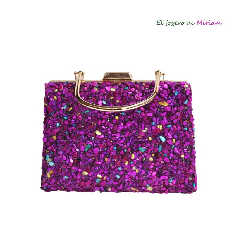 Bolsito clutch bugamvilla piedras
