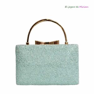 Clutch verde agua asa