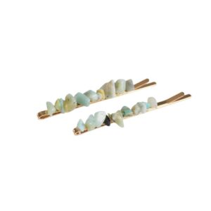 Horquillas piedras verdes