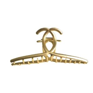 Pinza grande dorada mate