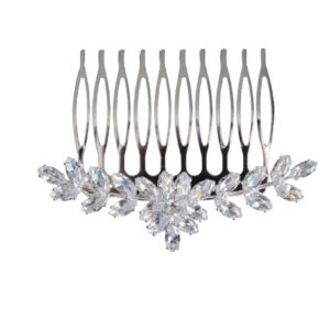 Tocado peineta cristales