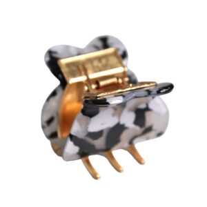 Pinza resina blanca y negra