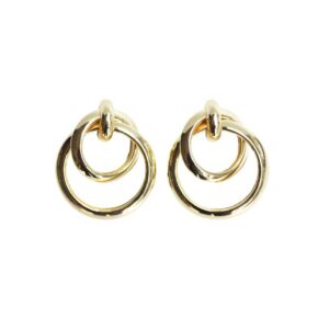Aros triples dorados