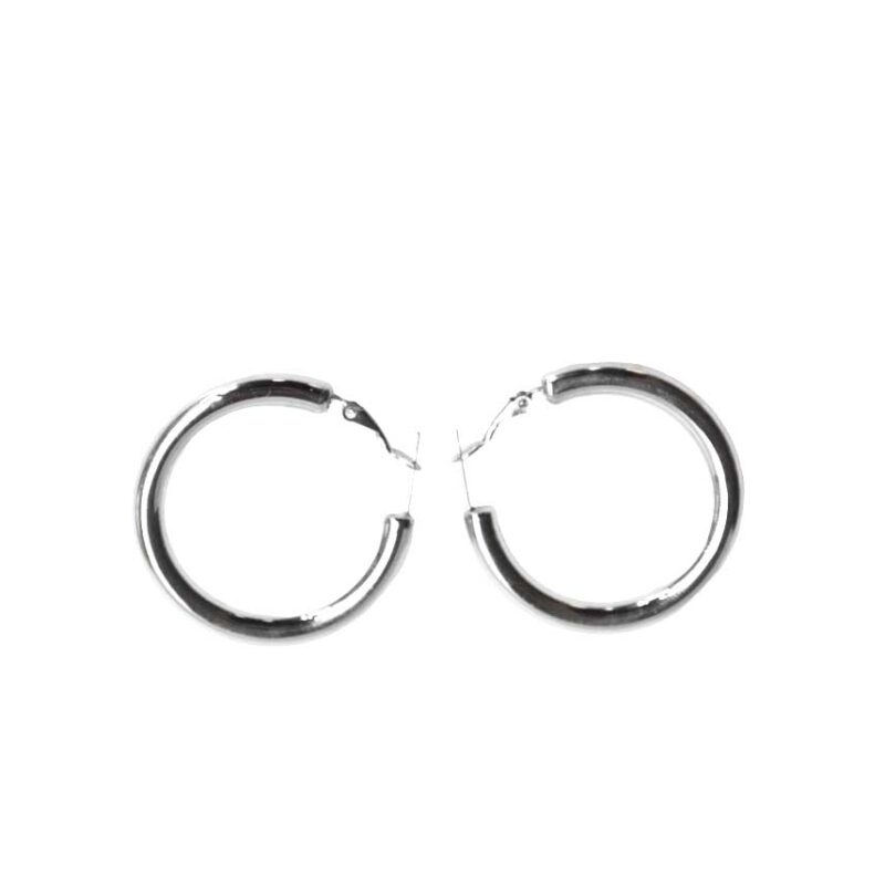 Aros plateados de acero