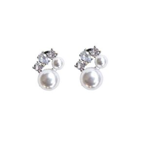 Pendientes perlas y cristales