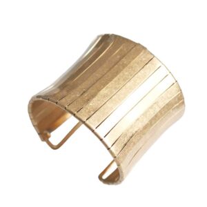 Brazalete metal dorado