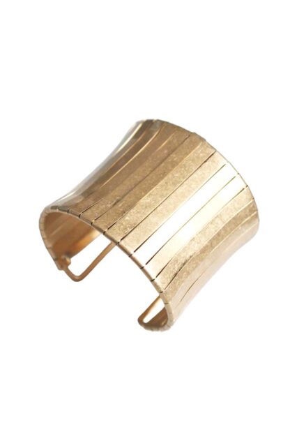 Brazalete metal dorado