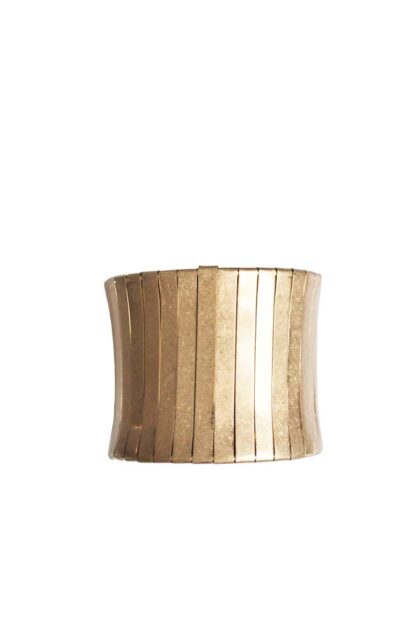 Brazalete metal dorado - Imagen 2