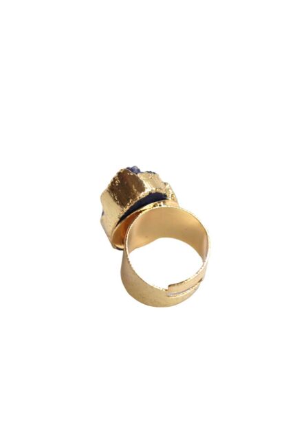 Anillo morado piedra drusa - Imagen 3