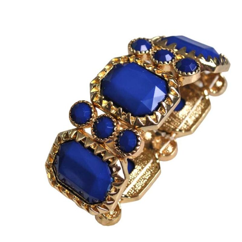 Pulsera azul de fiesta