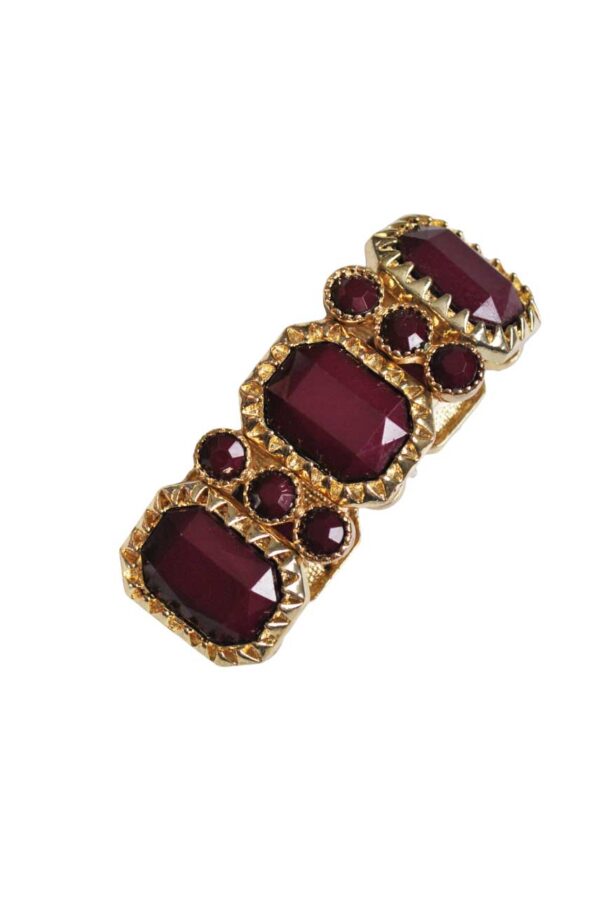 Pulsera burdeos de fiesta - Imagen 2
