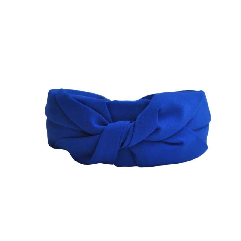 Diadema azul eléctrica