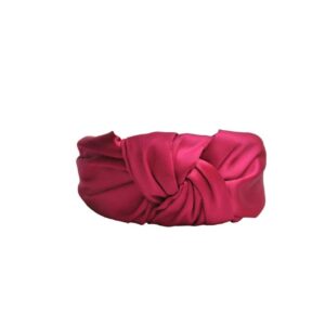 Diadema rosa fresa de raso