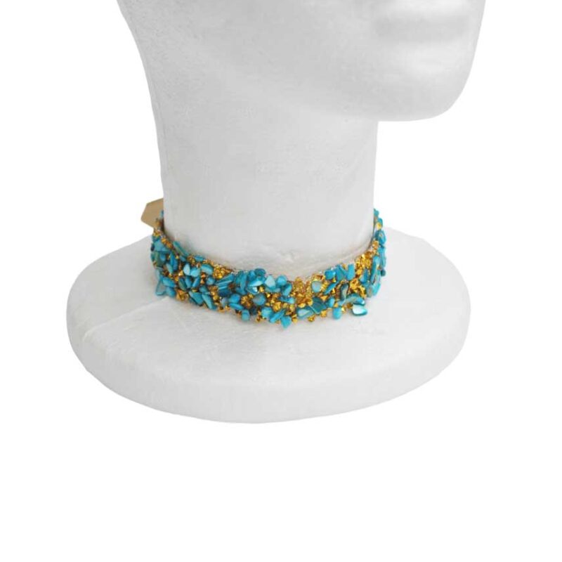 Choker turquesa piedras