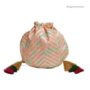 Bolso bombonera étnica