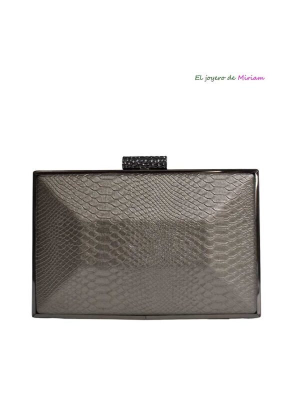 Clutch plata vieja escamas