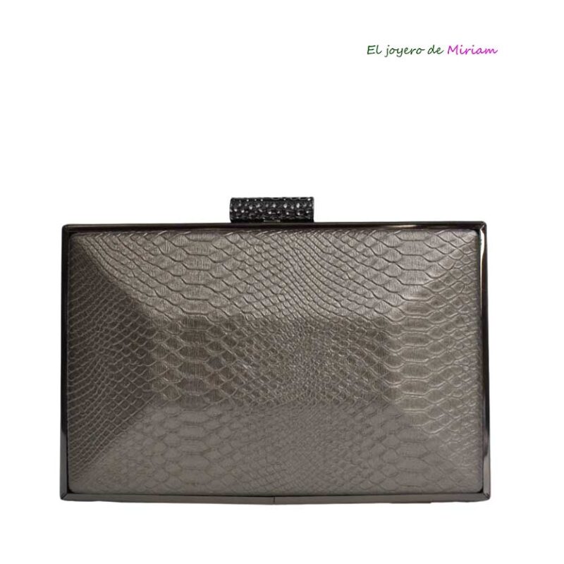Clutch plata vieja escamas
