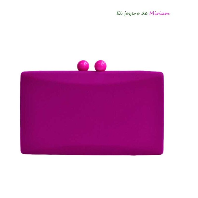 Bolso clutch bugamvilla raso