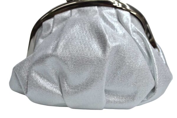 Bolsito clutch plateado - Imagen 3