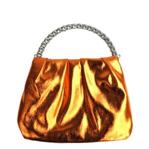 Clutch naranja metalizado asa
