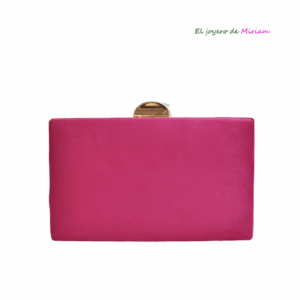 Bolso de fiesta clutch fucsia