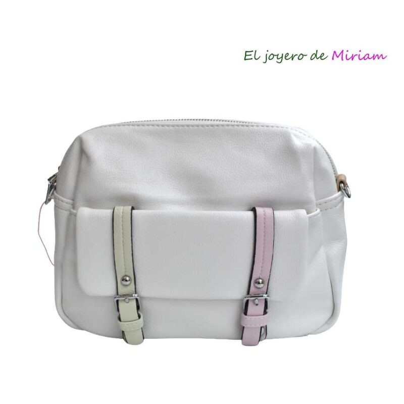 Bolso blanco bandolera