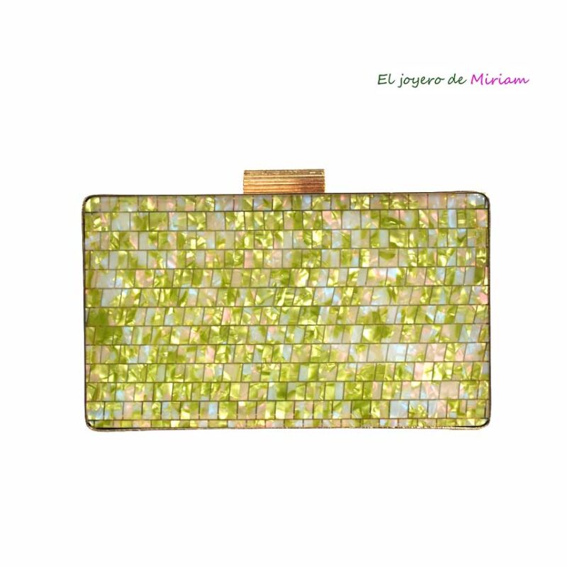 Clutch caja nácar lima