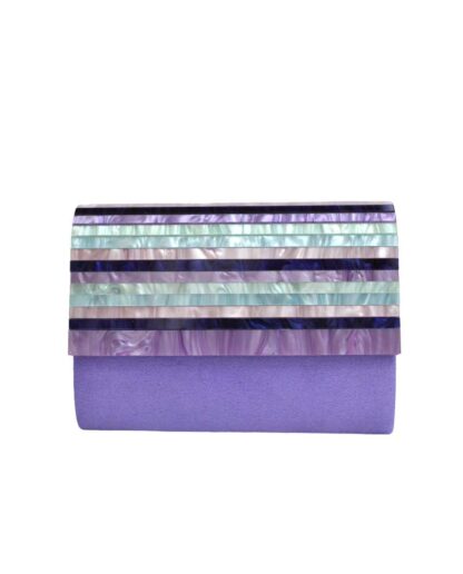 Clutch violeta persiana nácar - Imagen 2
