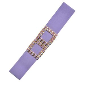 Cinturón violeta de fiesta