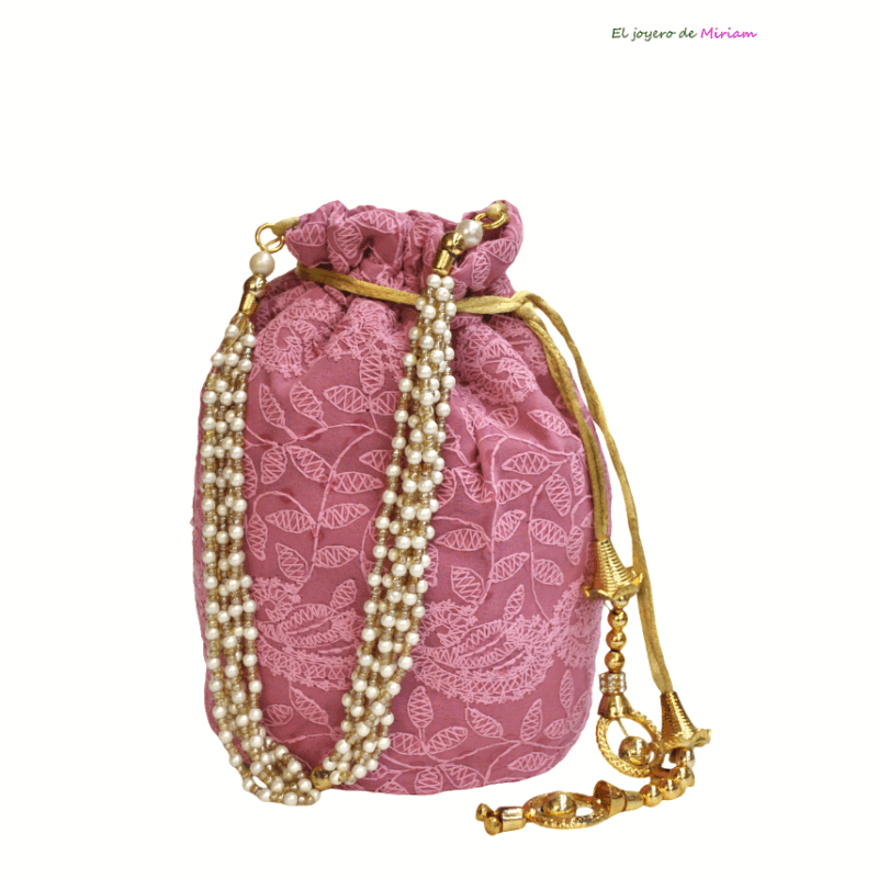 Bolso bombonera rosa