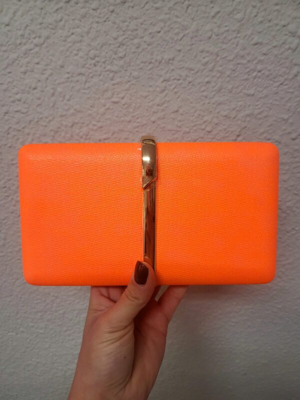 Clutch naranja flúor - Imagen 2