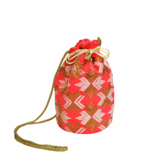 Bolso bombonera coral