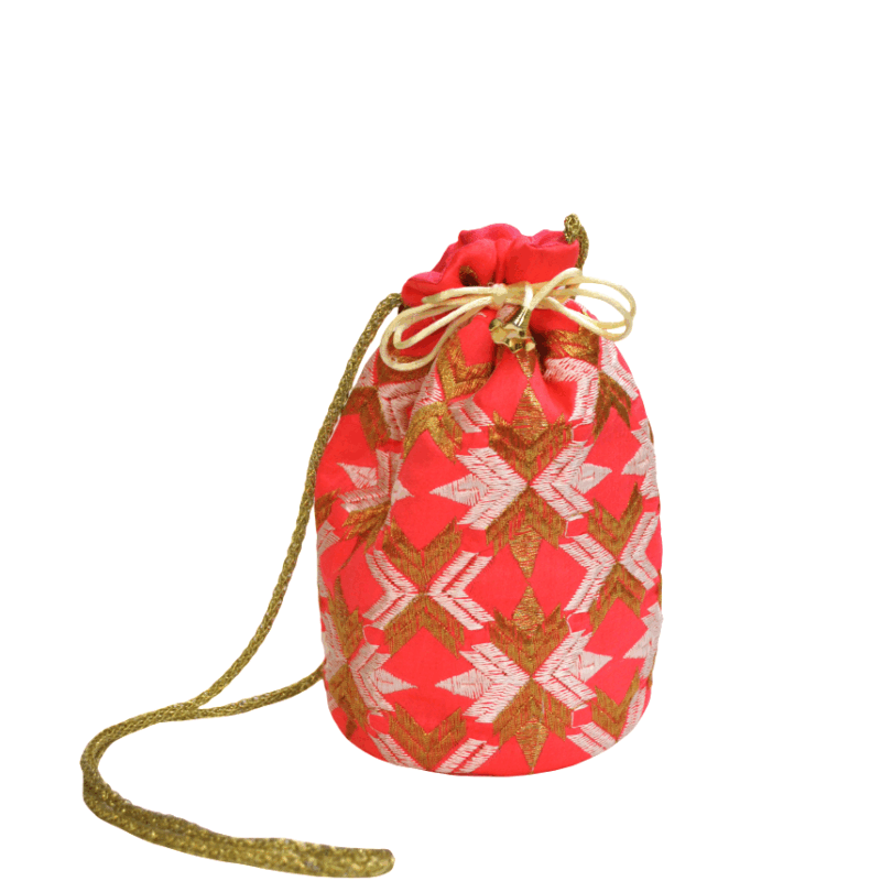 Bolso bombonera coral