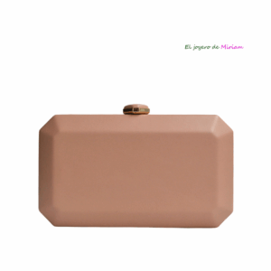 Clutch polipiel rosa empolvado